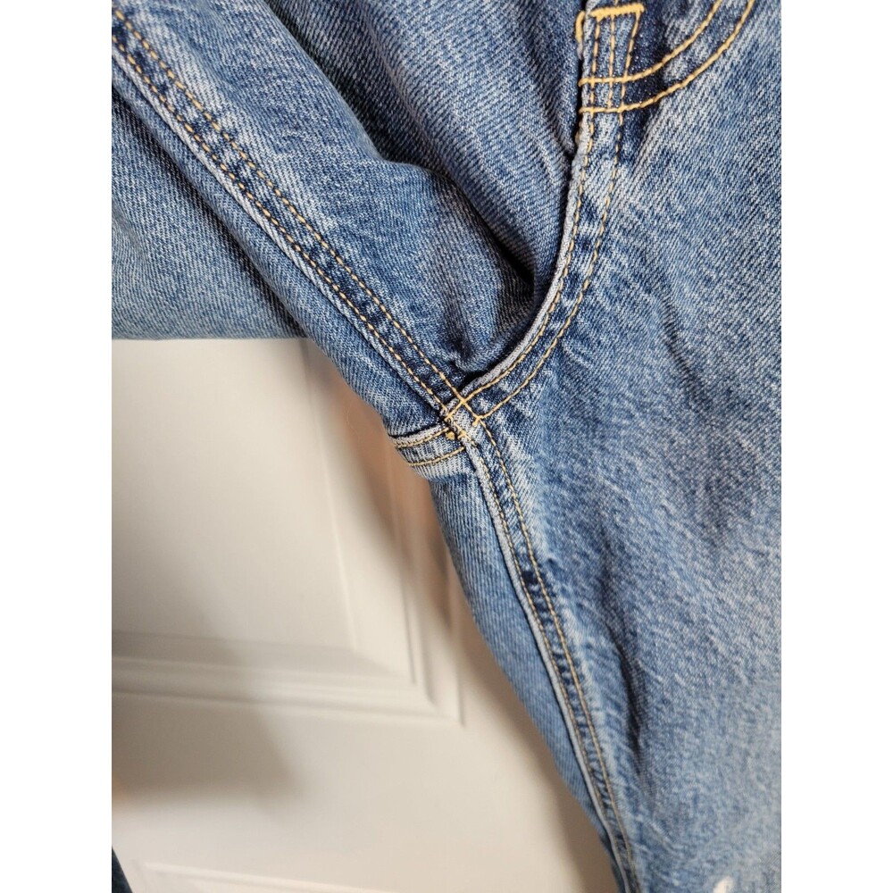American Eagle Womens Strigid Low-Rise Baggy Straight Jeans Size 6 - Picture 6 of 8